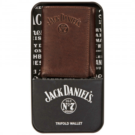 Jack Daniels Brown Old No. 7 Tri-Fold Wallet
